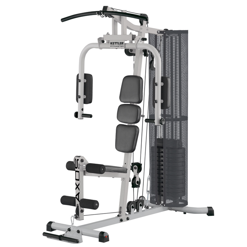 Πολυόργανο Home Gym Fitmaster (MG1041-300) KETTLER - Πολυόργανο γυμναστικής home gym της Kettler με υψηλής ποιότητας ταπετσαρία και αφρώδες υλικό για το μαξιλάρι πλάτης αλλά και προστατευτικό κάλυμμα στις πλάκες. Πολυόργανο Home Gym Fitmaster Axos (MG1041-300) KETTLER - Image 1